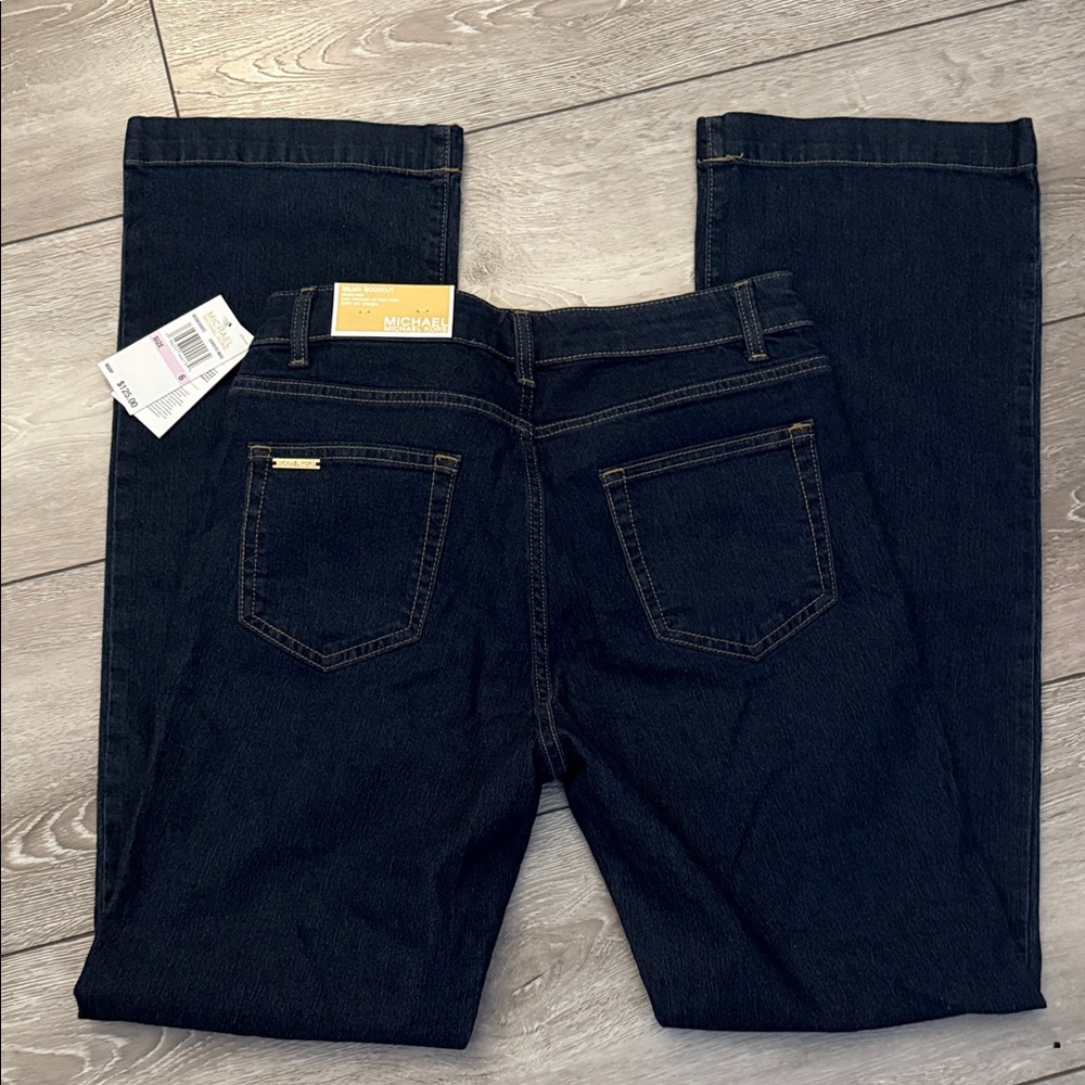 Michael Kors Indigo Denim Jeans brand new size 6 women’s boot cut